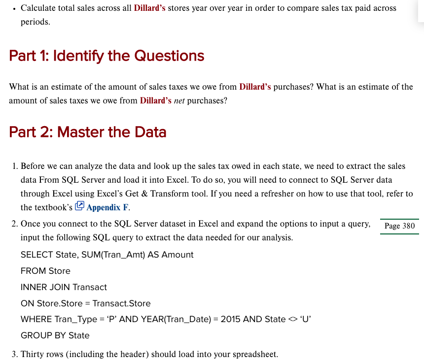Lab 92 Comprehensive Case 1 Dillard's Store Data