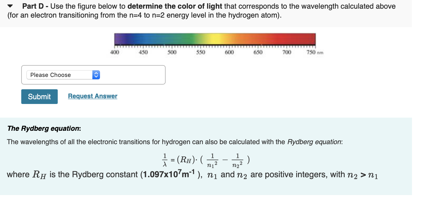 Solved Part A - Refer to the energy level diagram for | Chegg.com