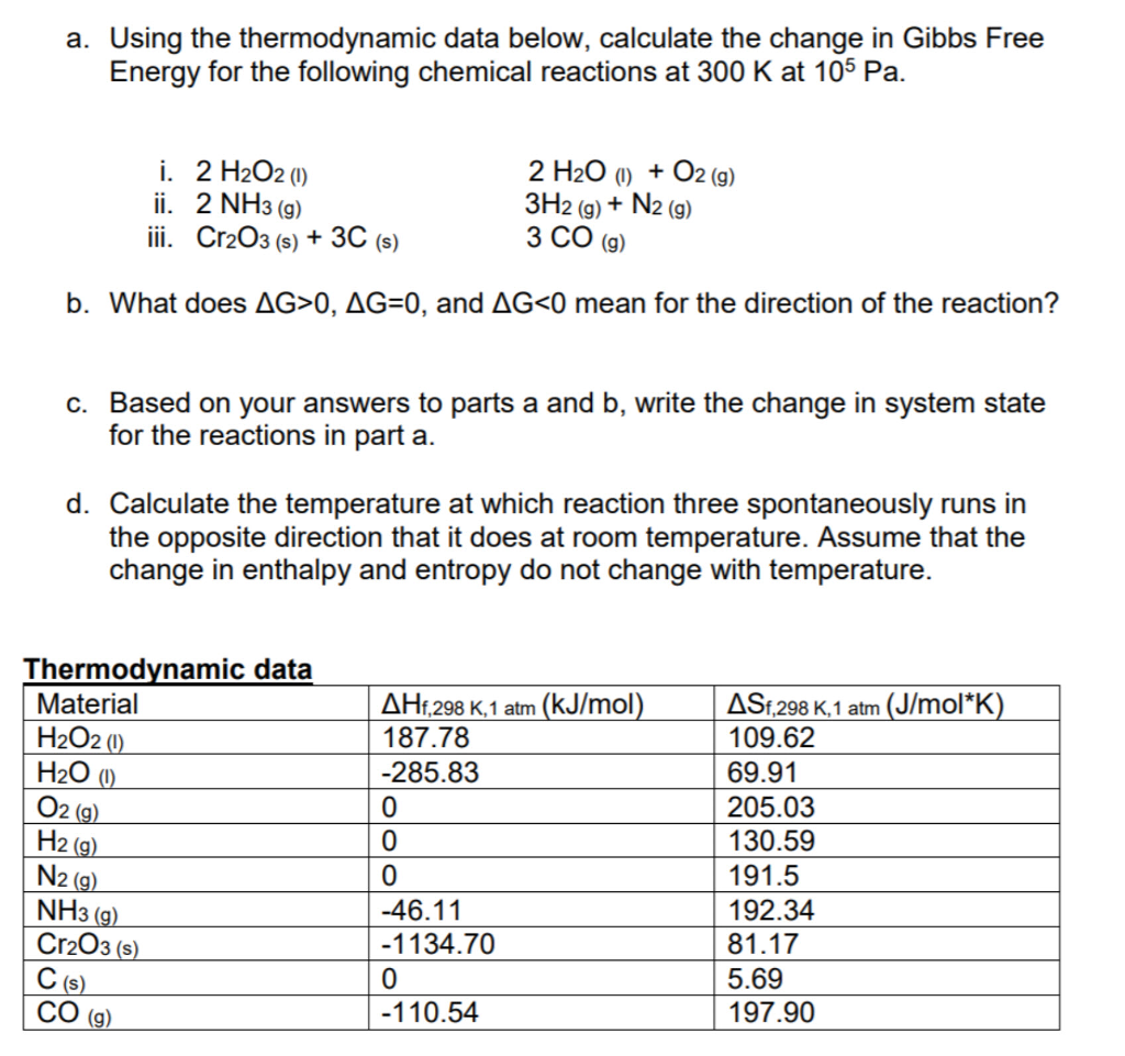thermodynamics calculator h2o