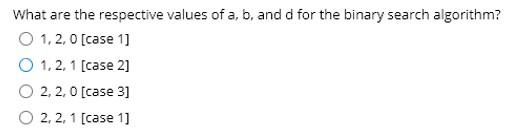 Solved What Are The Respective Values Of A, B, And D For The | Chegg.com