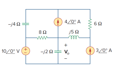 Solved Given the following circuit, find Vo. Solve by | Chegg.com