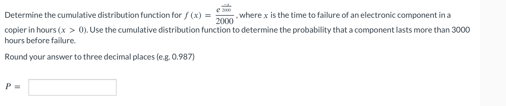 Solved Determine the cumulative distribution function for | Chegg.com