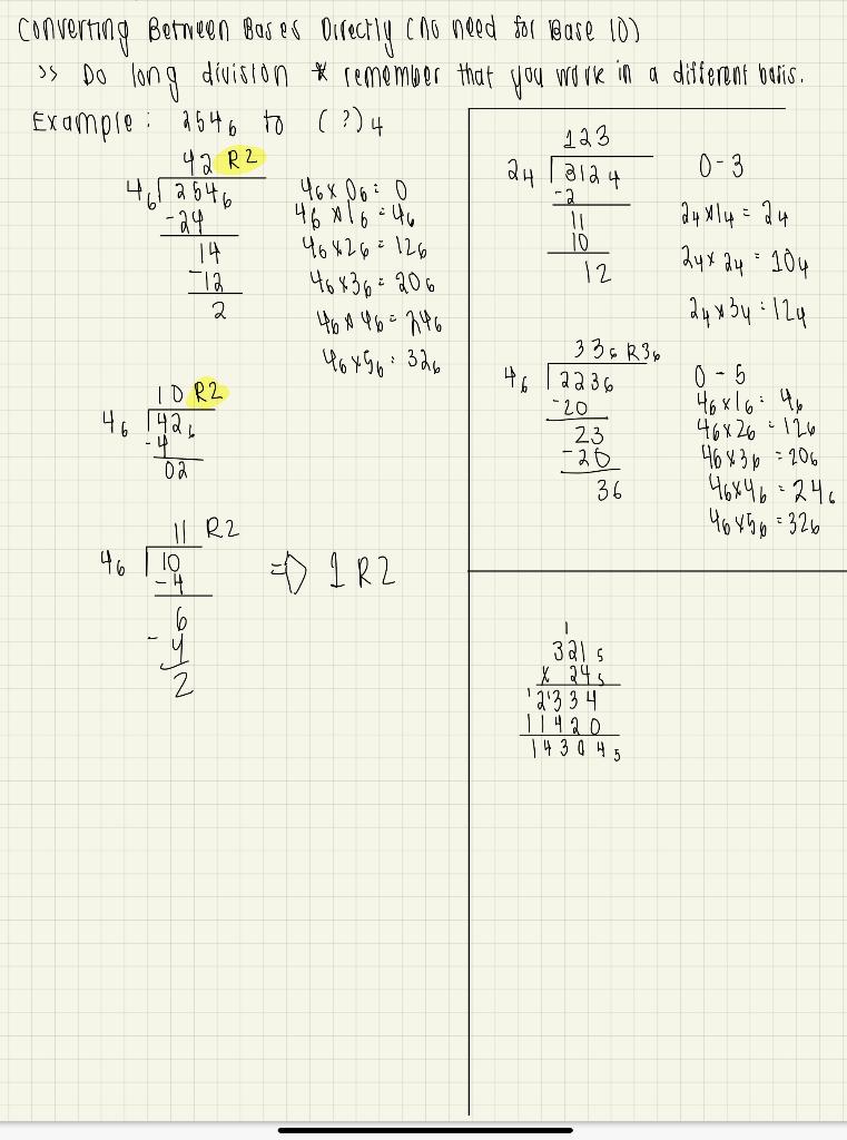 Solved converting bases without using base ten please chegg
