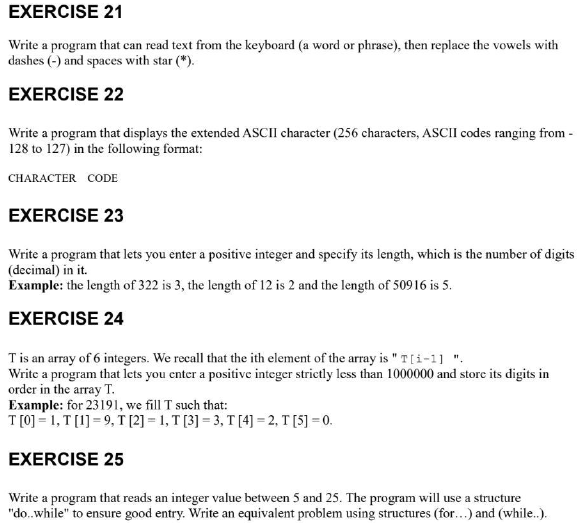 Solved EXERCISE 21 Write a program that can read text from | Chegg.com