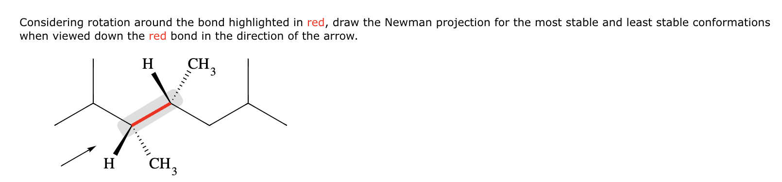Solved Considering rotation around the bond highlighted in | Chegg.com