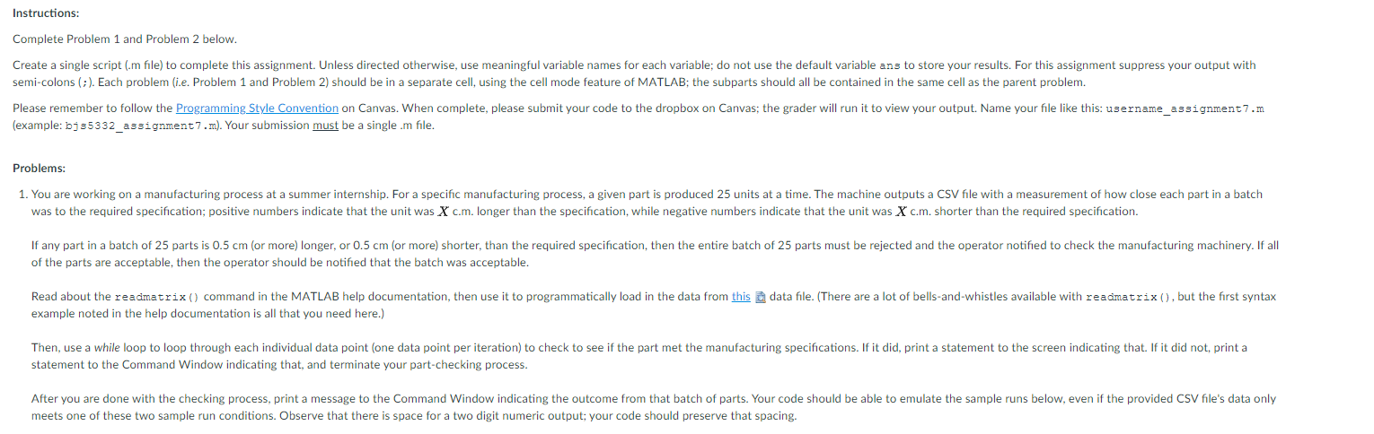 Instructions: Complete Problem 1 and Problem 2 below. | Chegg.com