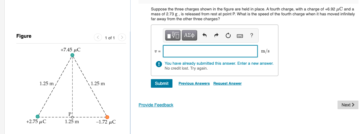 Solved Suppose The Three Charges Shown In The Figure Are | Chegg.com