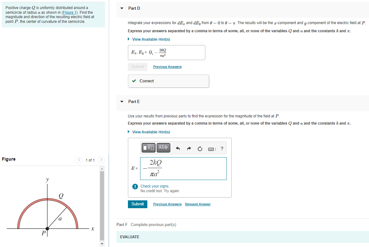 Solved Positive charge Q is uniformly distributed around a | Chegg.com