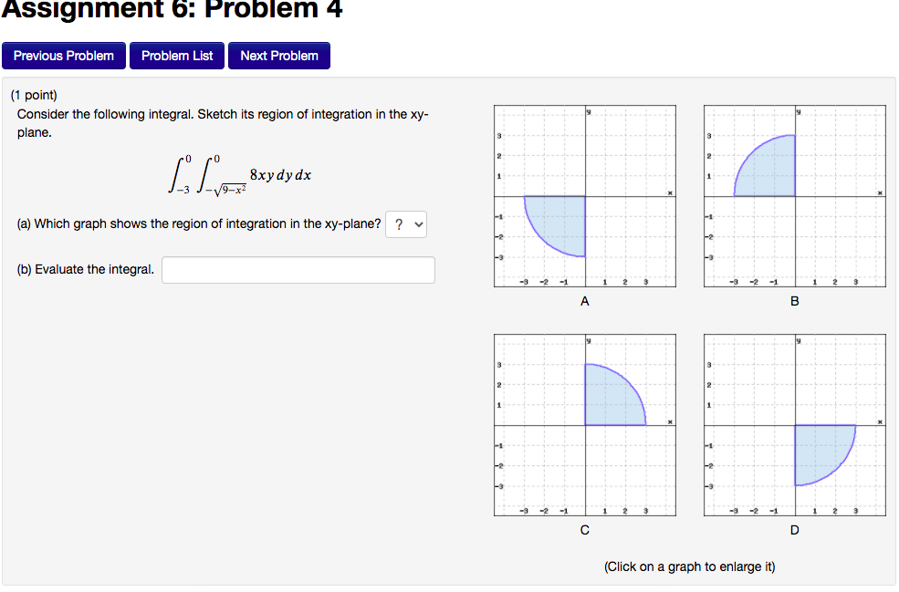 Solved Assignment 6: Problem 4 Previous Problem Problem List | Chegg.com