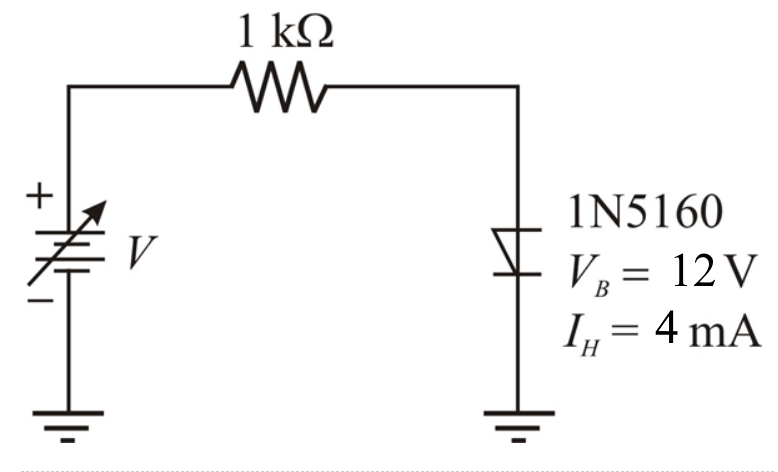 Solved If the breakover voltage of the circuit shown changes | Chegg.com