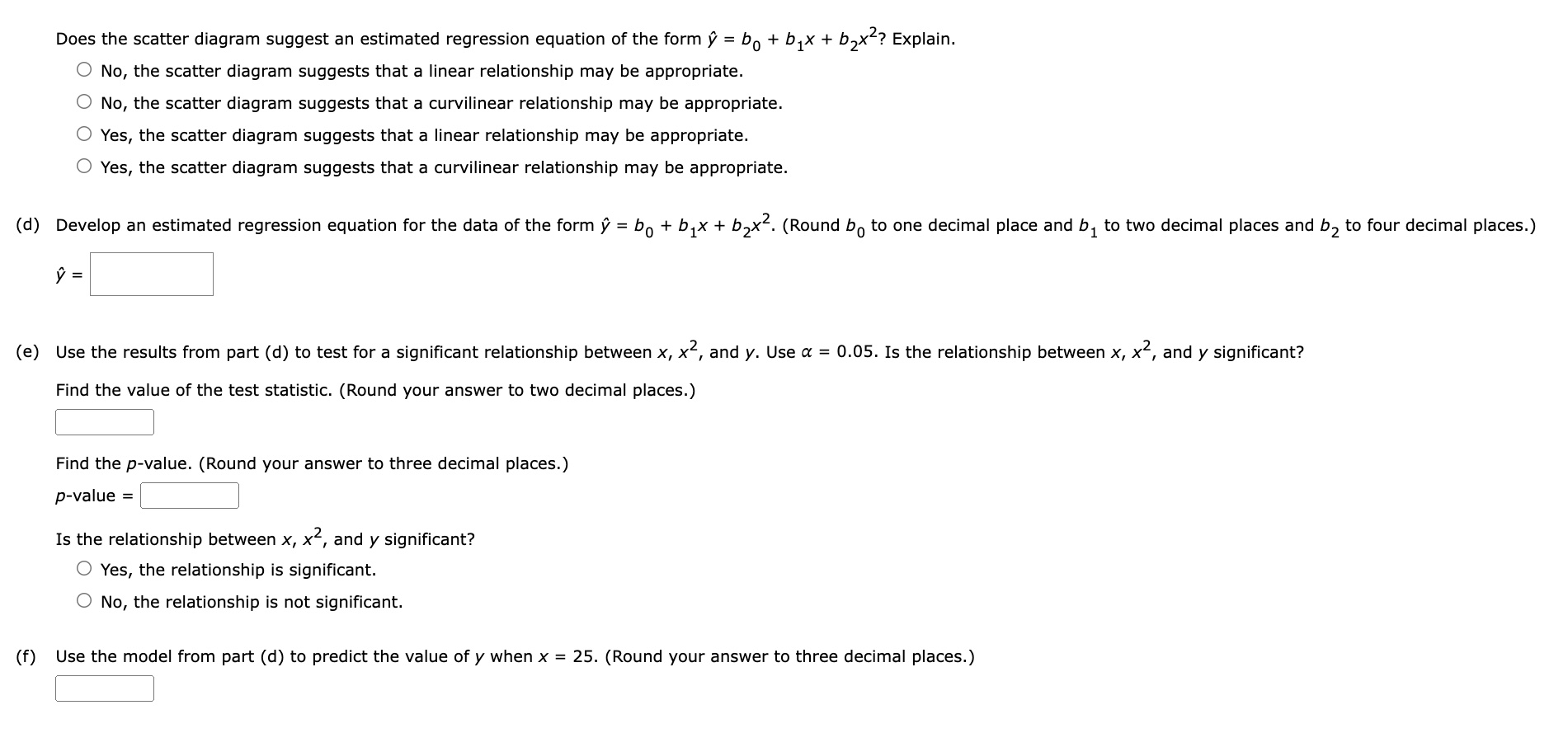 solved-consider-the-following-data-for-two-variables-x-and-chegg