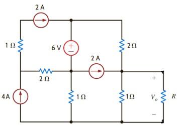 Solved R = 54 Q No 2(a): Consider the circuit shown below, | Chegg.com