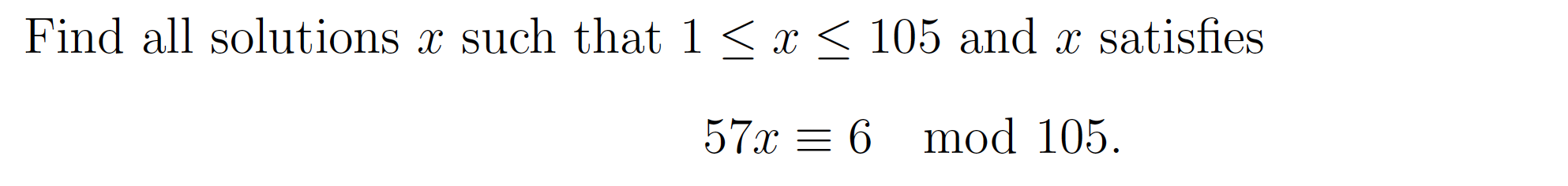Solved Find all solutions x such that 1