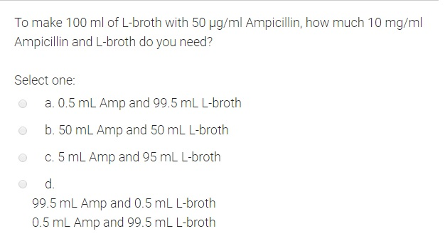 Ampicillin 0.5 mg