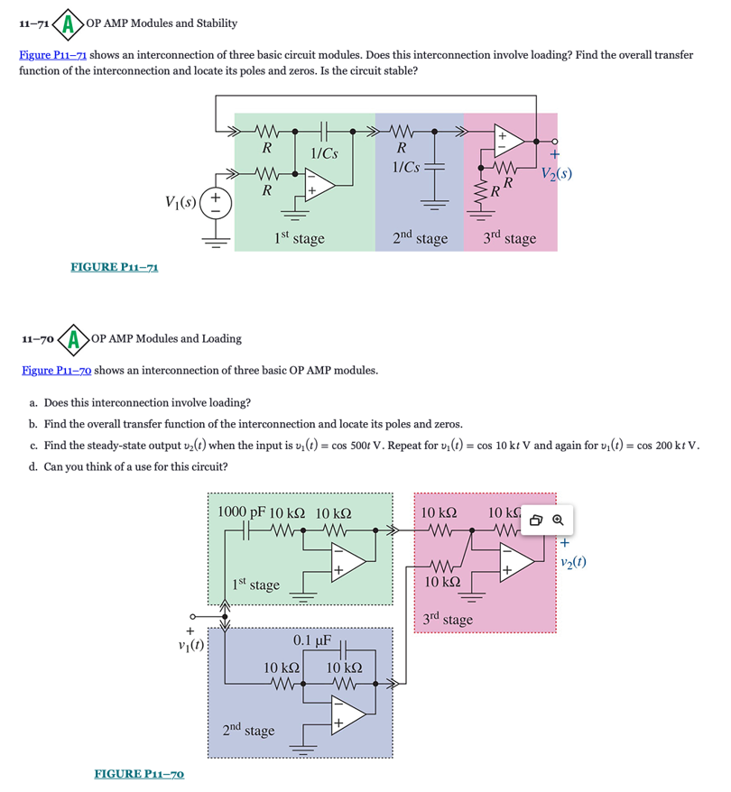 Solved 'AMP Modules and Stability shows an interconnection