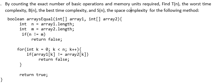 Solved . By counting the exact number of basic operations | Chegg.com