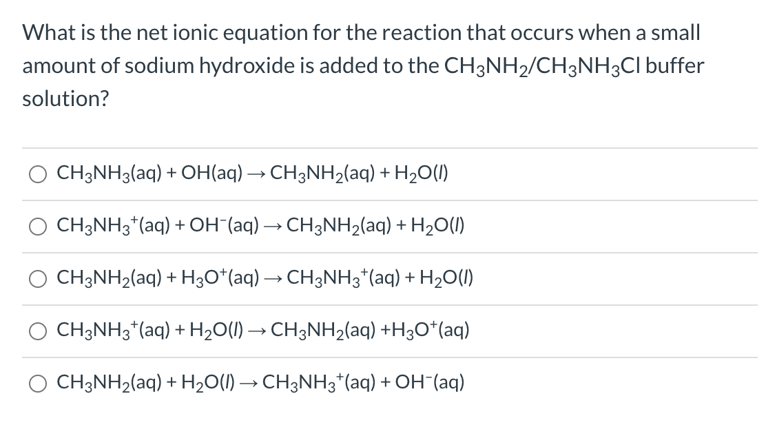 CH3NH3Cl + NaOH: Phản ứng và Ứng dụng trong Hóa học và Công Nghiệp