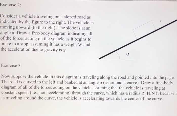 27 Draw A Free Body Diagram Of The Car. Suppose That The Car Is Moving