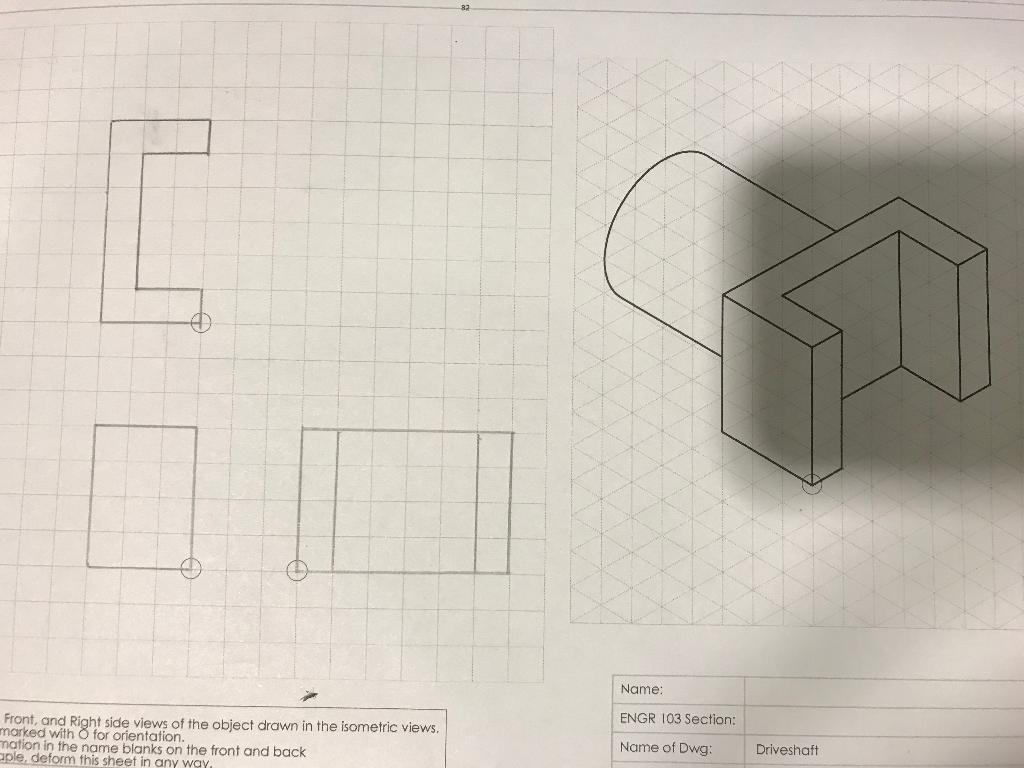 Solved 42 Name: ENGR 103 Section: Instructions: 1. Sketch | Chegg.com