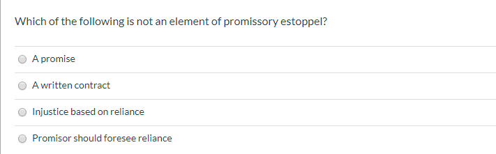Solved Which of the following is not an element of | Chegg.com