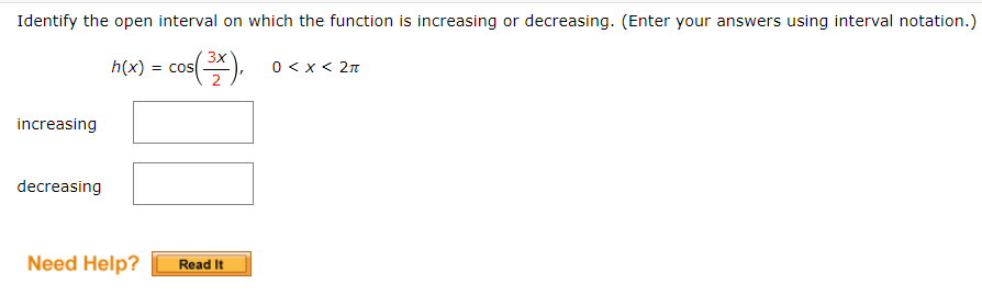 Solved Identify the open interval on which the function is | Chegg.com