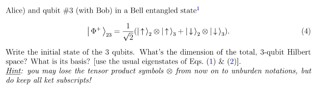 Solved 2/ Quantum teleportation One of the primitives of | Chegg.com