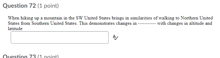 Solved Question 71 (1 Point) Conservation Biologists Argues | Chegg.com