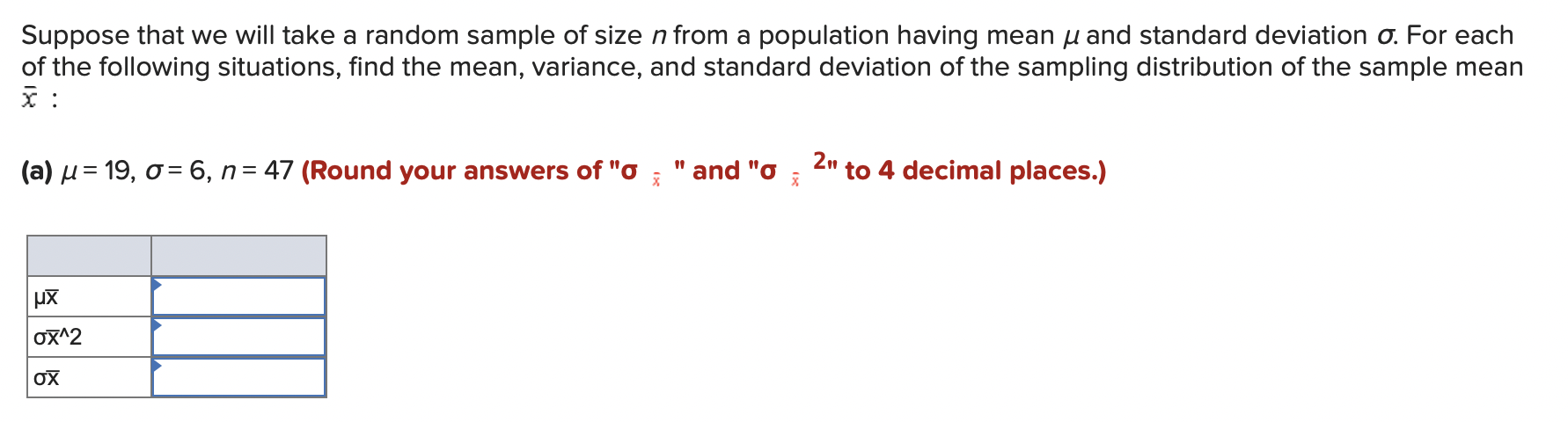 Solved Suppose that we will take a random sample of size n | Chegg.com