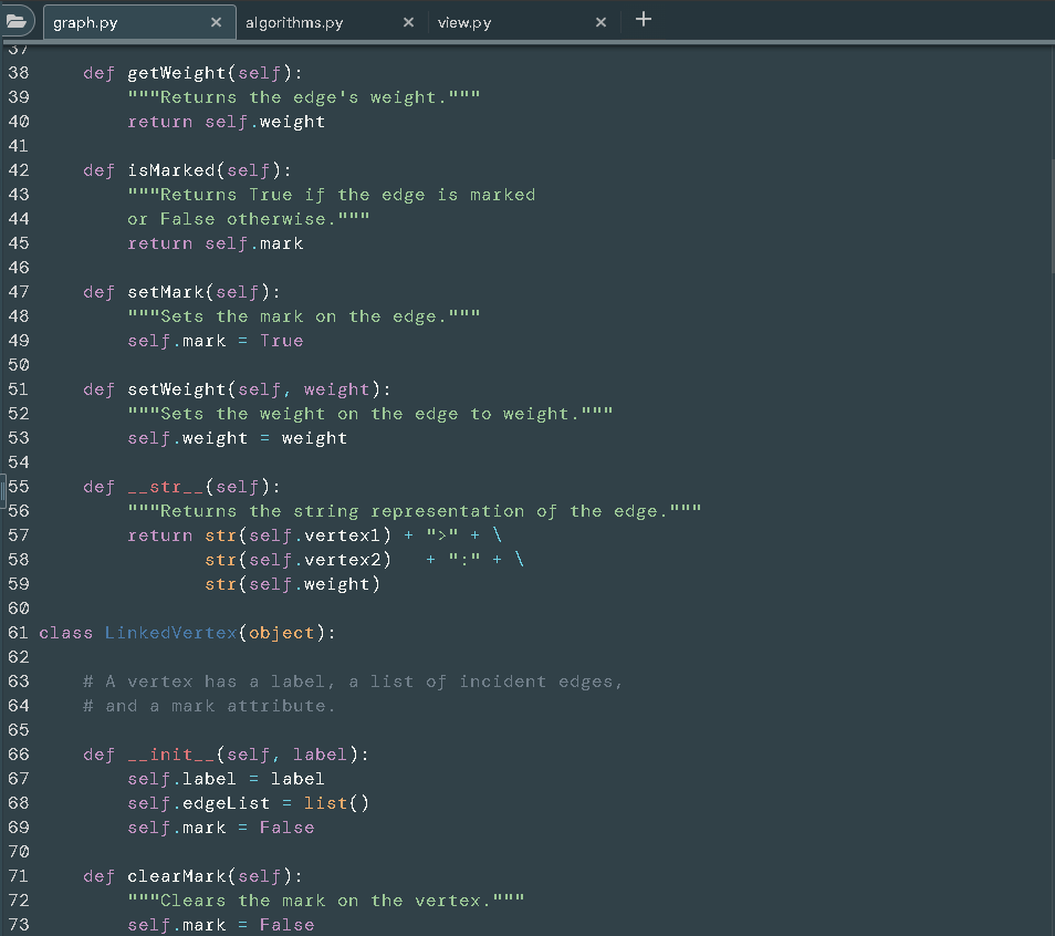 Solved In the algorithms.py file, complete the following:Be | Chegg.com