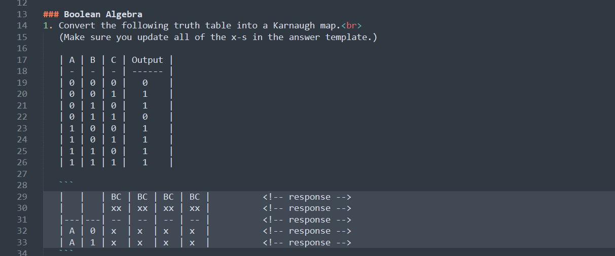 Solved ### Boolean Algebra 1. Convert the following truth | Chegg.com