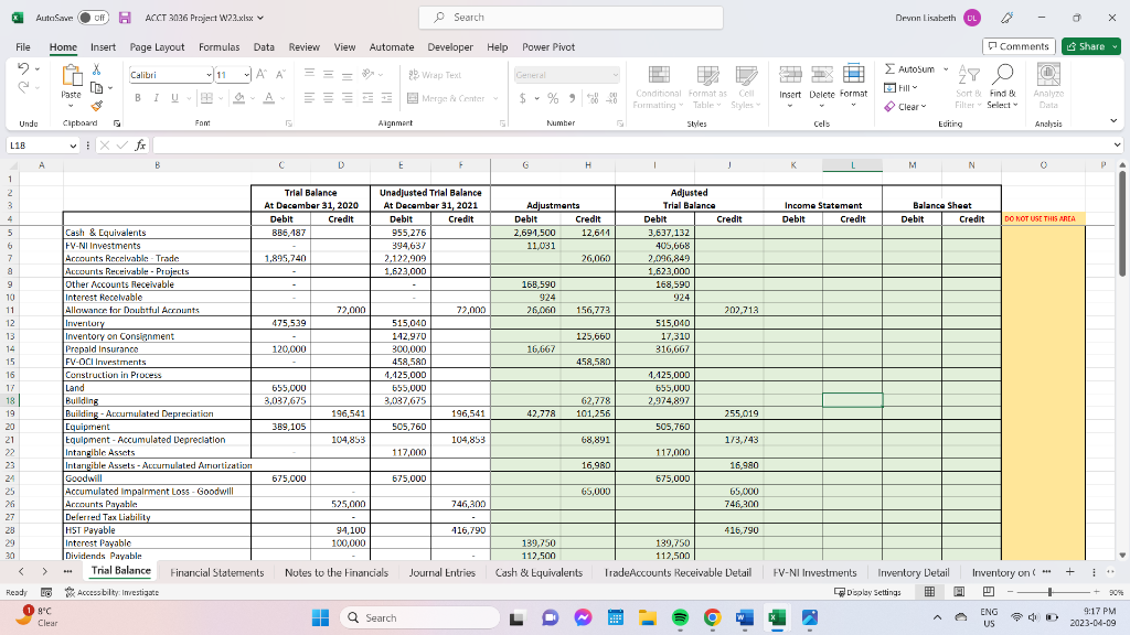 I need assistance completing the Balance Sheet, | Chegg.com