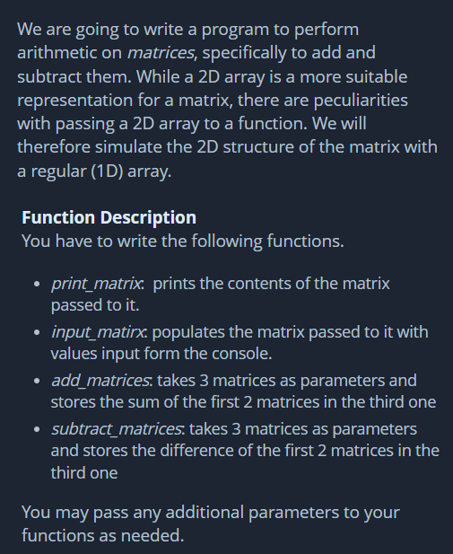 Solved We are going to write a program to perform arithmetic | Chegg.com