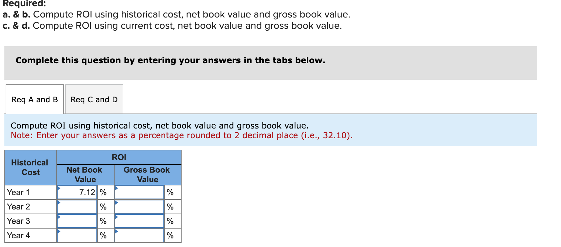 solved-a-b-compute-roi-using-historical-cost-net-book-chegg