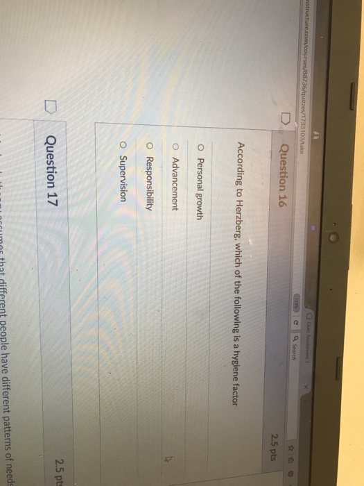 Solved D Question 14 2.5 pts Which of the following is true | Chegg.com