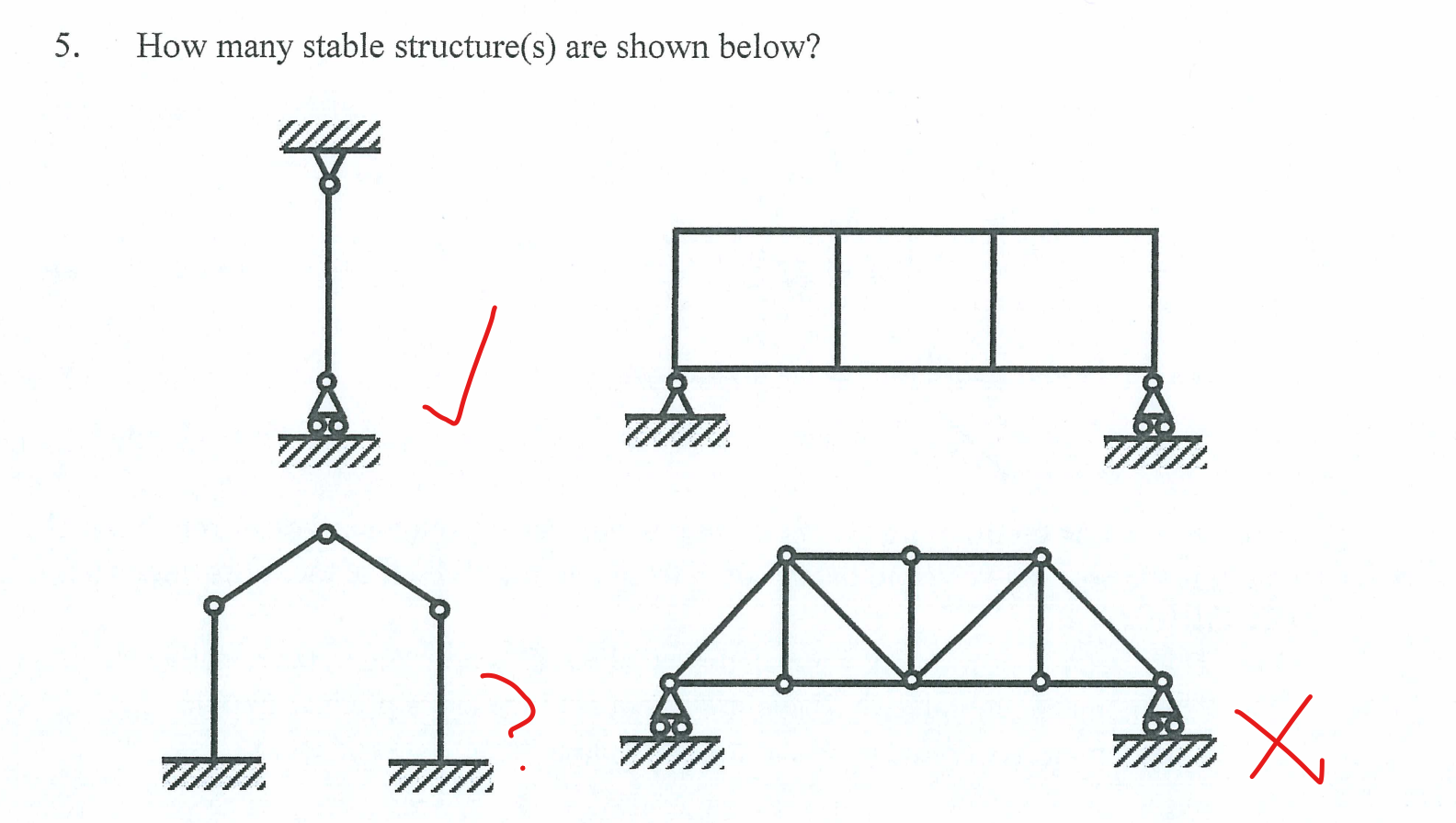 Solved How many stable structure(s) ﻿are shown below?