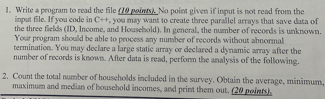 Solved Design a solution for the problem described below. | Chegg.com