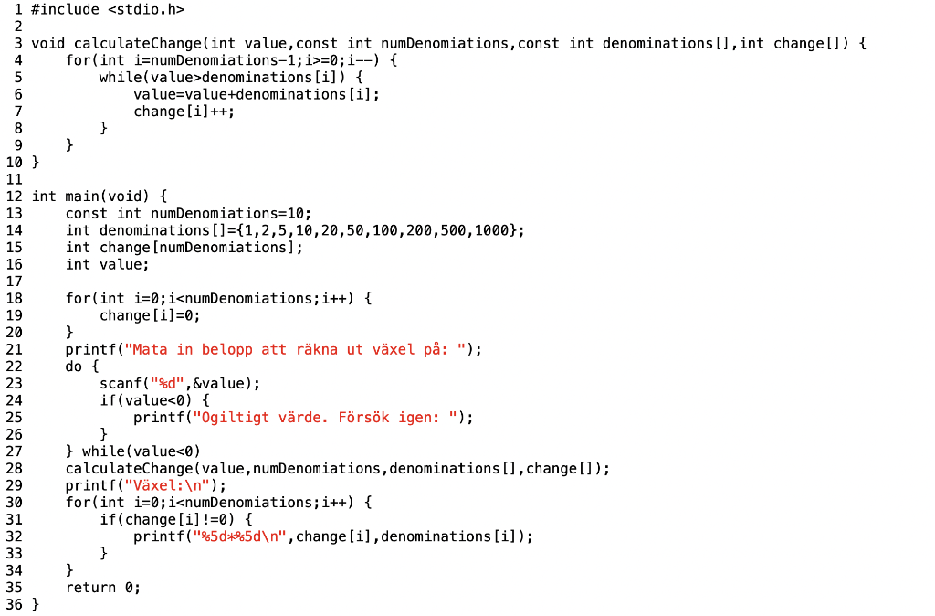 Solved In the following code, there are a number of | Chegg.com