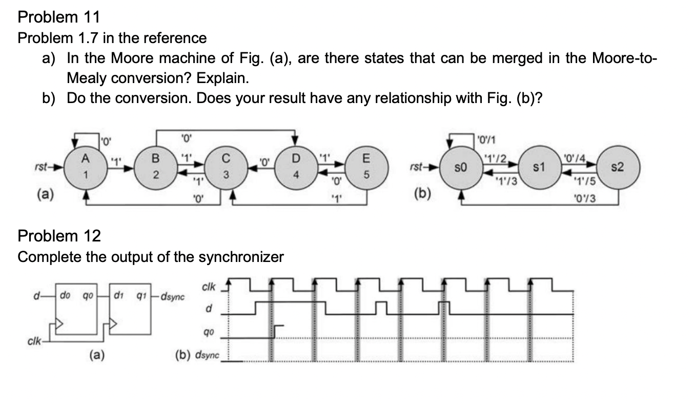 Solved Problem 11 Problem 1.7 in the reference a) In the | Chegg.com