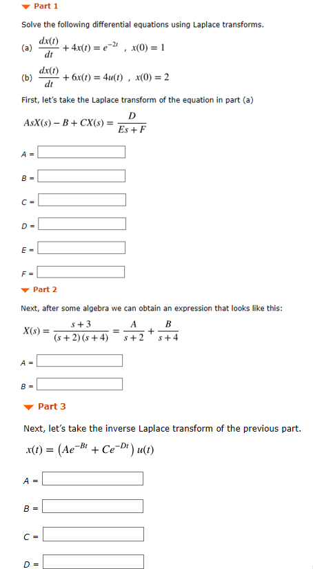 Solved All Parts Are For One Question If You Can Use Mat Chegg Com