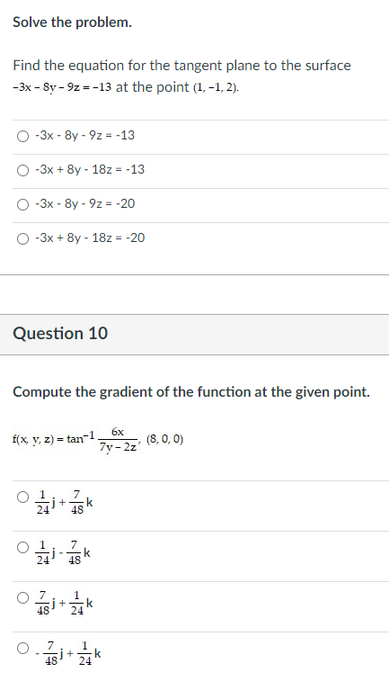 Solved Solve the problem. Find the equation for the tangent | Chegg.com