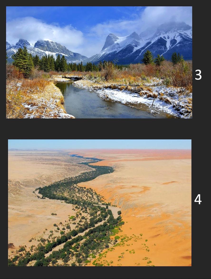 Solved 1. The river system shown in photo 2 is a __________ | Chegg.com