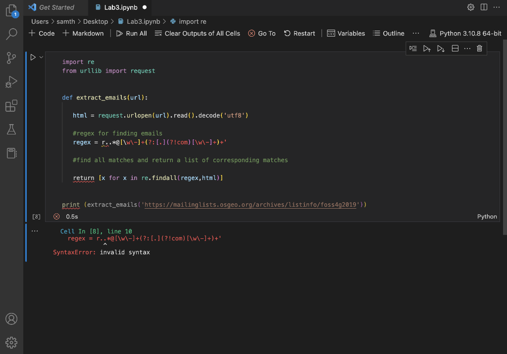 Solved How can i fix this code? And do we still can comment | Chegg.com