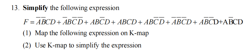 which is the simplified form of the expression abcd