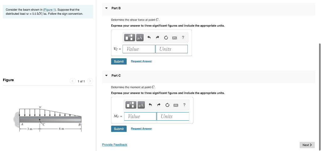 Solved Part A Consider The Beam Shown In Figure Suppose Chegg Com