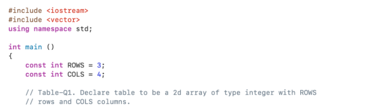 Solved #include #include using namespace std; int main() { | Chegg.com