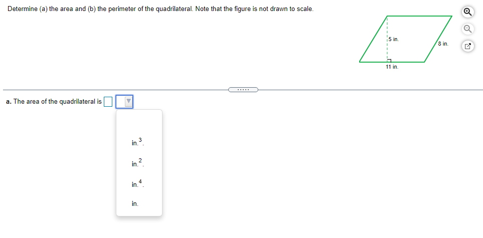 Solved Determine (a) The Area And (b) The Perimeter Of The | Chegg.com