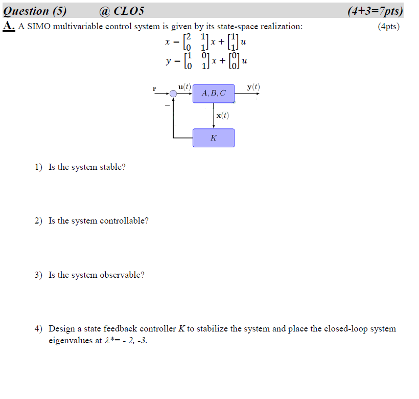 Solved 4 3 7pts 4pts Question 5 Cl05 A A Simo Mu Chegg Com