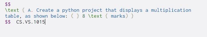 Solved $$ \text { A. Create a python project that displays a | Chegg.com