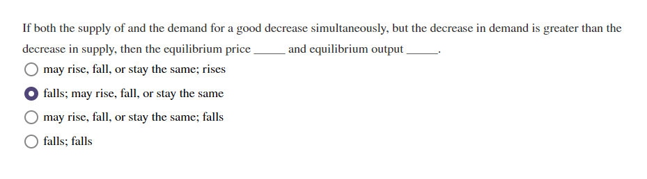 Solved If both the supply of and the demand for a good | Chegg.com