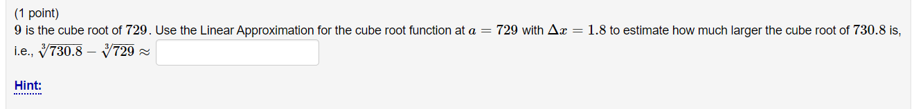 solved-1-point-9-is-the-cube-root-of-729-use-the-linear-chegg